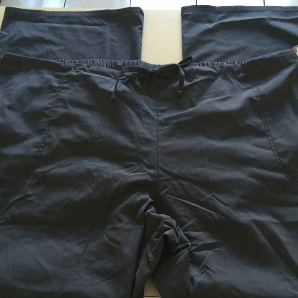 Code Happy Medical Uniform Scrub Pants Pewter